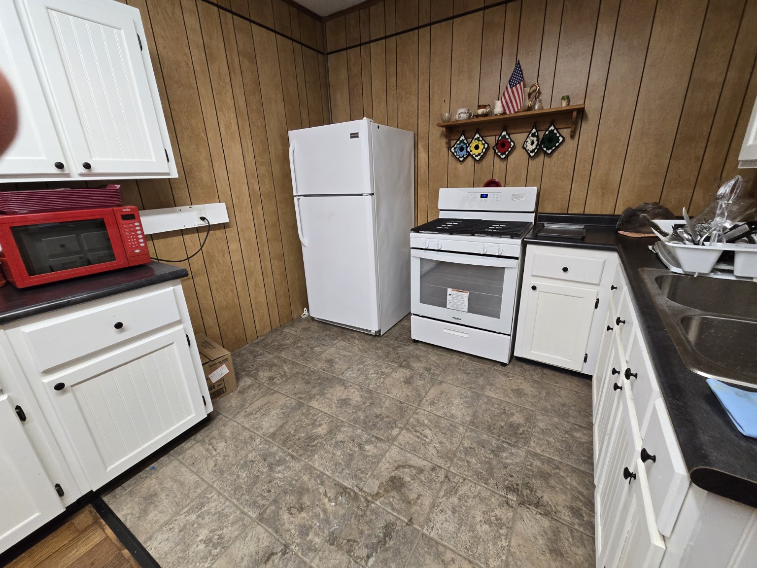 Clean kitchen at Scott County Lodge No. 670 prepared for refreshments and fellowship